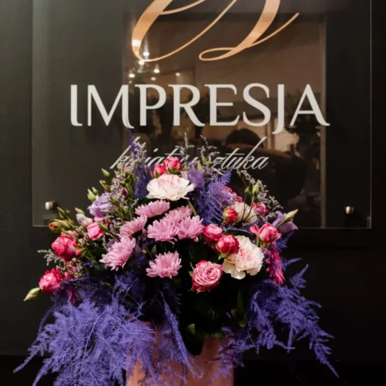 Flower Box w Odcieniach Fioletu