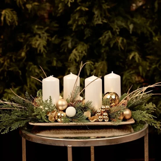 Stroik świąteczny 4 świece
