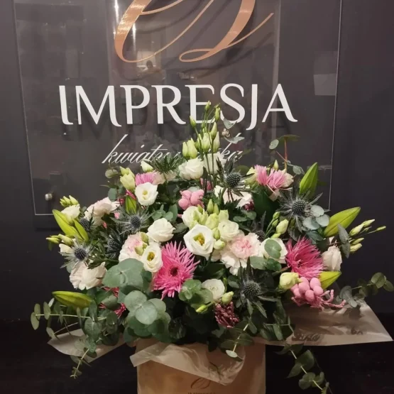 Flowerbox z mikołajkiem