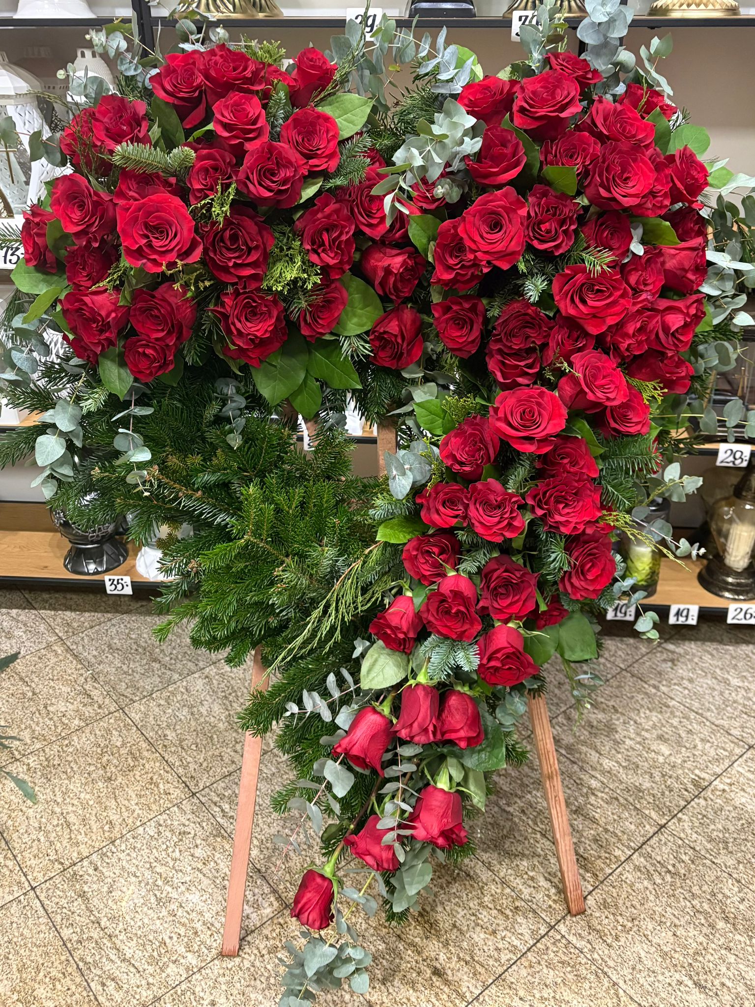 Wieniec niepełne serce