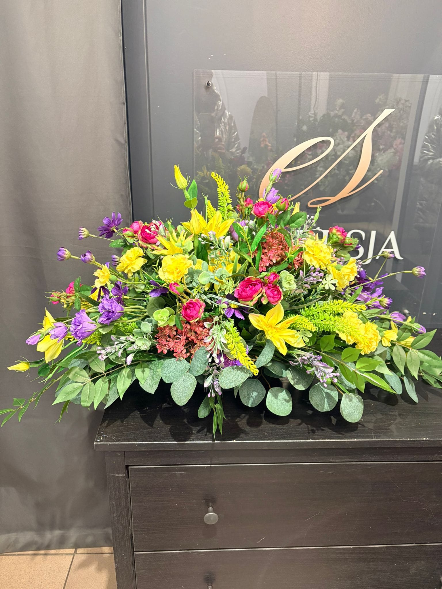 Kompozycja sztuczna kolorowe wspomnienia