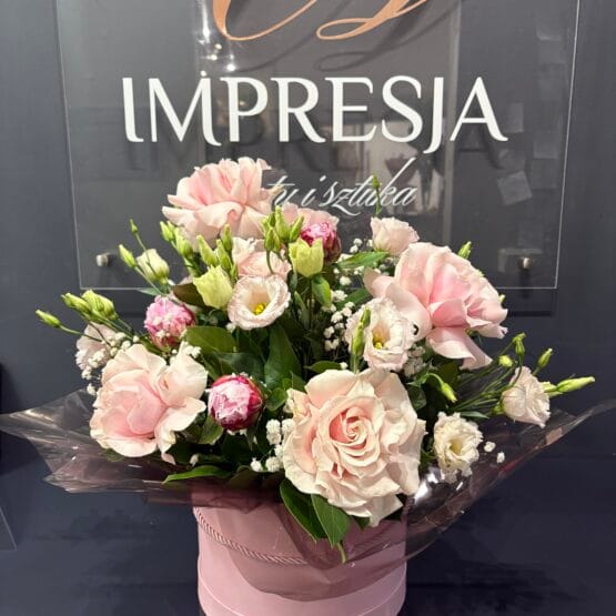 Flowerbox pudrowa delikatność