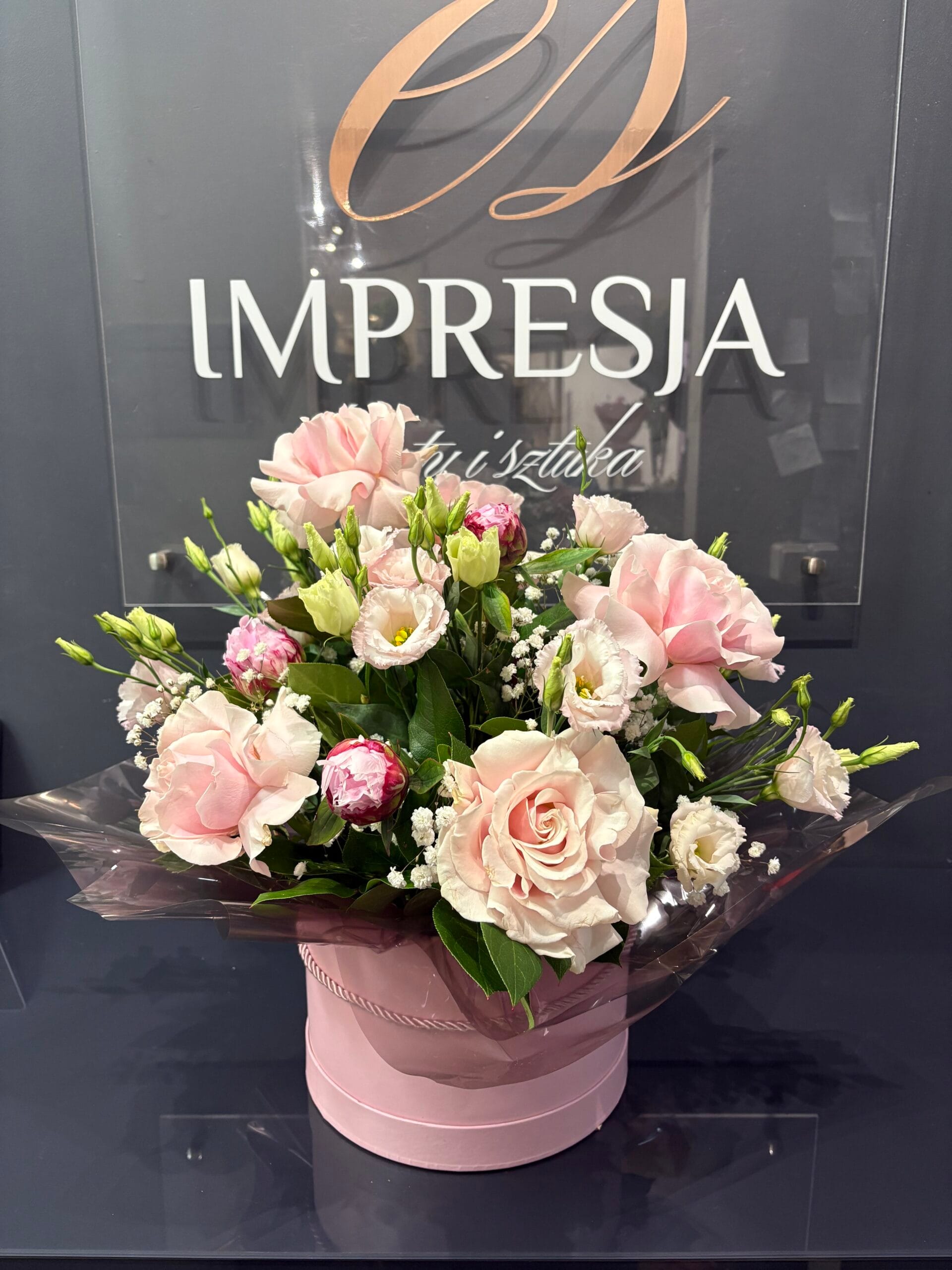 Flowerbox pudrowa delikatność