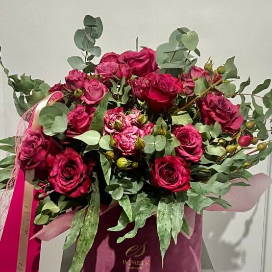 Flowerbox jagodowa elegancja