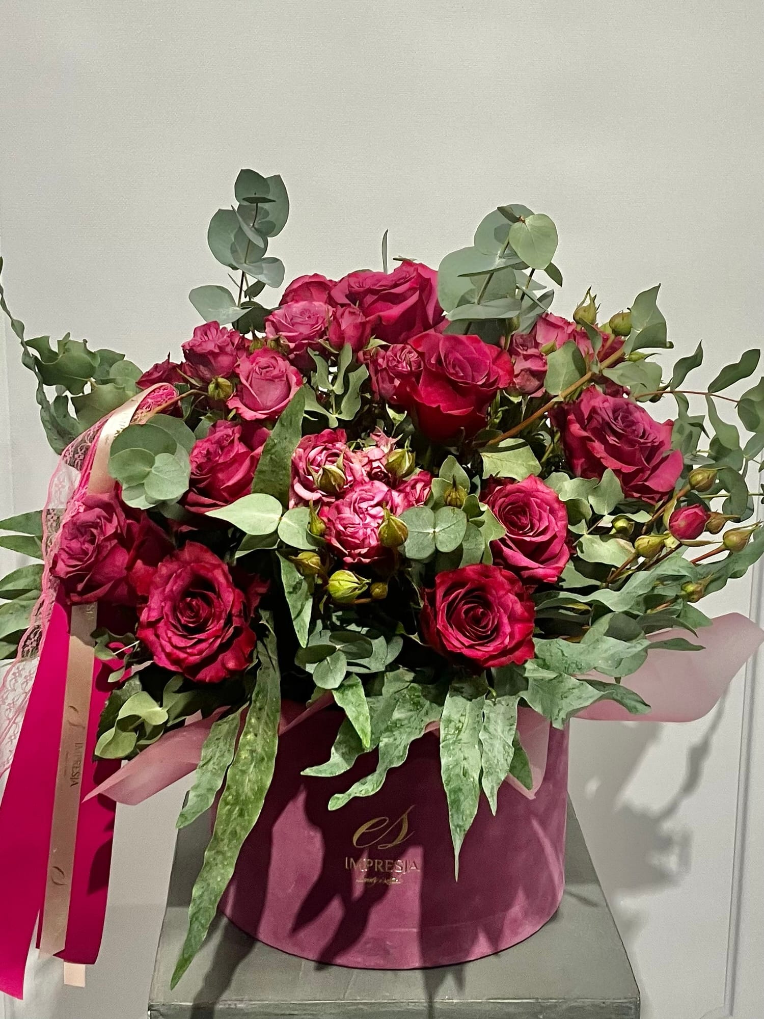 Flowerbox jagodowa elegancja